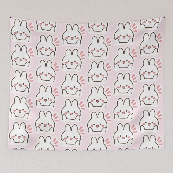 Item preview, Kawaii simple excited rabbit designed and sold by Tiny Sprites.