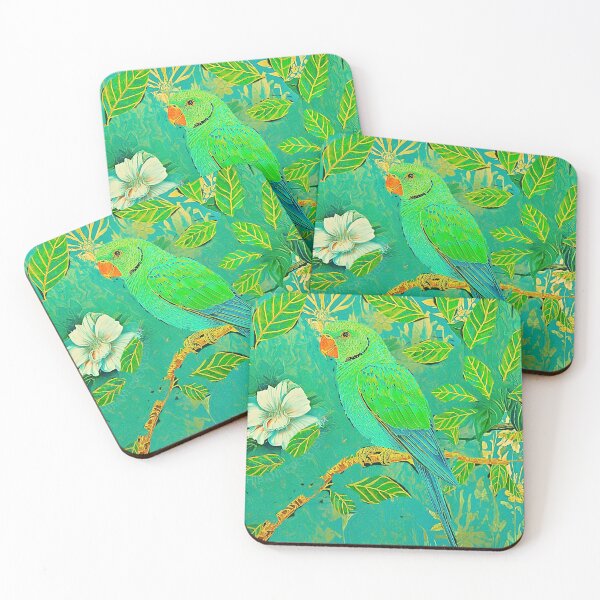 Item preview, The Green Vintage Parrot designed and sold by Creative Soul Publications.