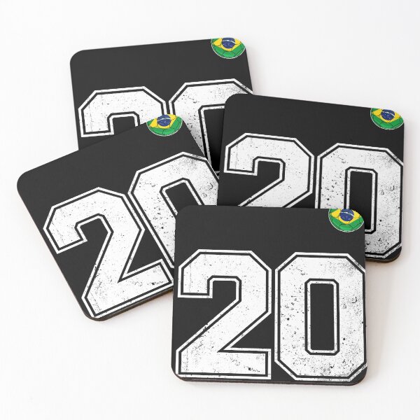 Item preview, Number 20 Brazil Futbol Football Brazilian soccer Flag Jersey designed and sold by RoyesButler.