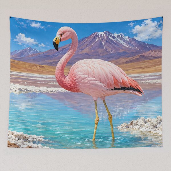 Item preview, Andean Flamingo at Altiplano Lagoon designed and sold by Pixel Junkies Studio.