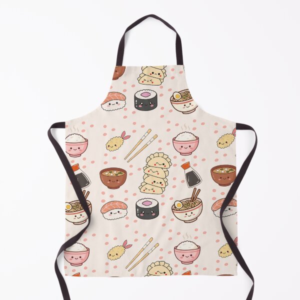 Item preview, Kawaii Japanese Food Pattern – Adorable Sushi, Ramen & Dumplings Print designed and sold by Cheonsa.