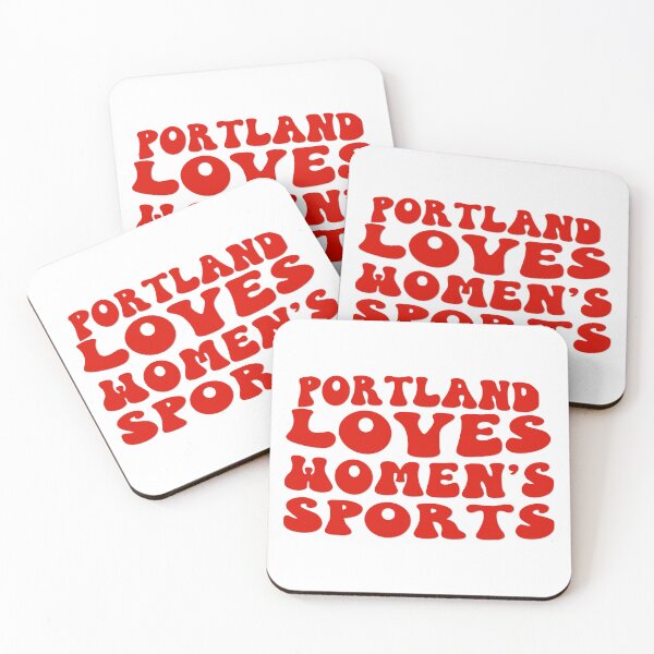 Item preview, Portland Loves Women's Sports Groovy Red designed and sold by coffeepolicy.