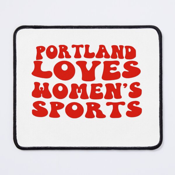 Item preview, Portland Loves Women's Sports Groovy Red designed and sold by coffeepolicy.