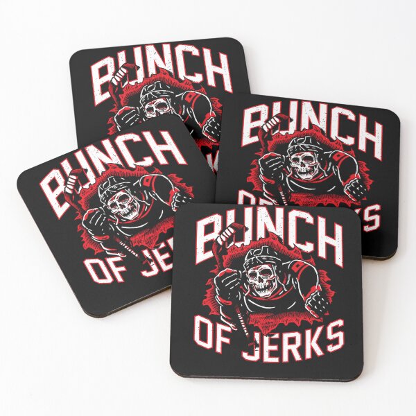 Item preview, Skeleton Bunch of Jerks NHL Aesthetic Foundry Hockey designed and sold by Wingedcicada.