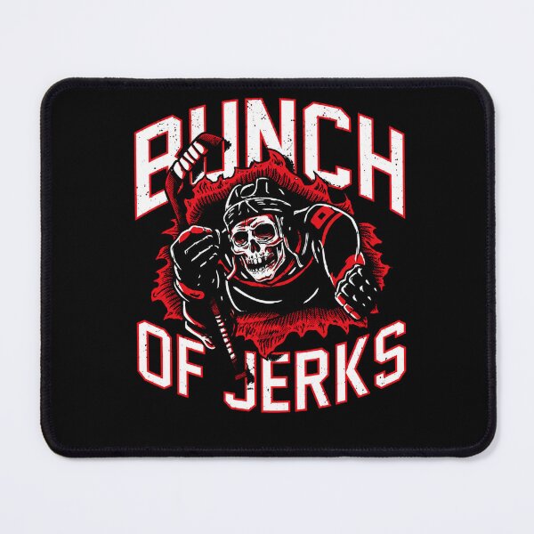 Item preview, Skeleton Bunch of Jerks NHL Aesthetic Foundry Hockey designed and sold by Wingedcicada.