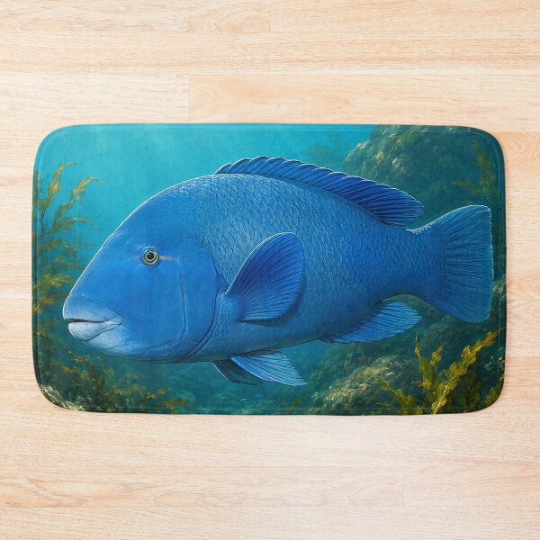 Item preview, Eastern Blue Groper in Kelp Reef designed and sold by Pixel Junkies Studio.