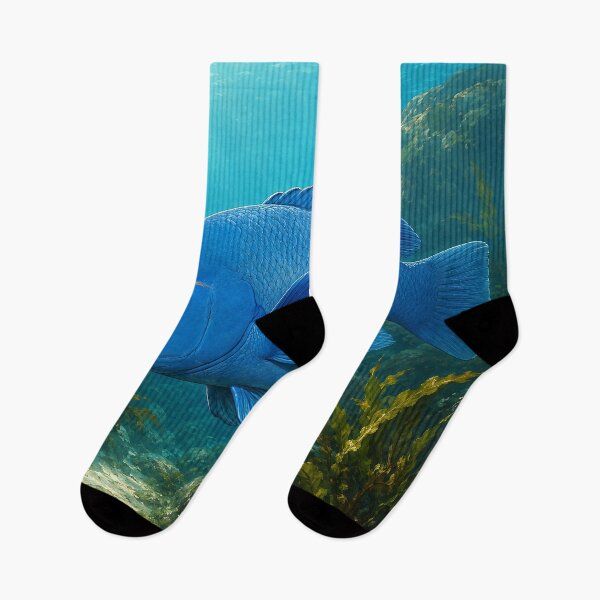 Item preview, Eastern Blue Groper in Kelp Reef designed and sold by Pixel Junkies Studio.