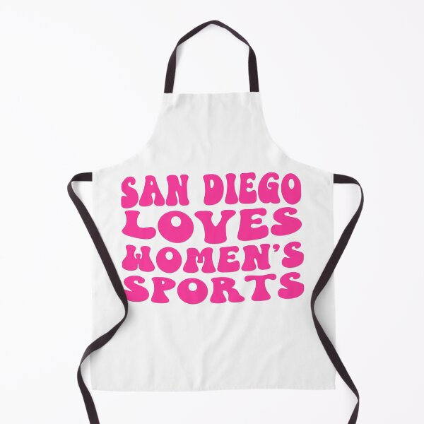 Item preview, San Diego Loves Women's Sports Groovy Hot Pink designed and sold by coffeepolicy.