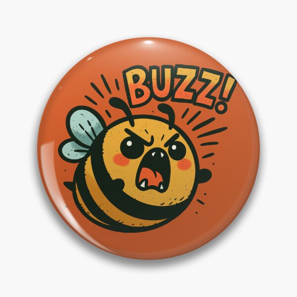 Item preview, Angry Buzzing Bee designed and sold by Ghost on Toast.