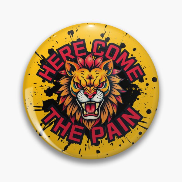 Item preview, Here come the pain lion head designed and sold by pUNKnown.