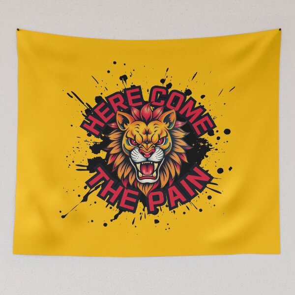 Item preview, Here come the pain lion head designed and sold by pUNKnown.