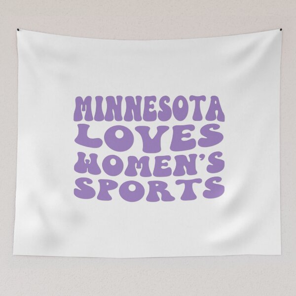 Item preview, Minnesota Loves Women's Sports Groovy Purple designed and sold by coffeepolicy.