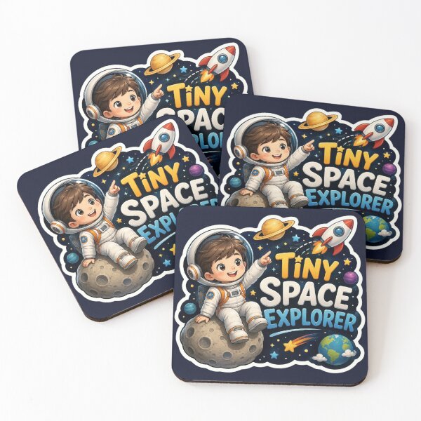 Item preview, Tiny Space Explorer Cute Astronaut Sticker | Kids Space Adventure Design designed and sold by Digital_products_0111.