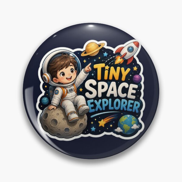 Item preview, Tiny Space Explorer Cute Astronaut Sticker | Kids Space Adventure Design designed and sold by Digital_products_0111.