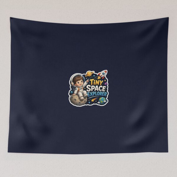 Item preview, Tiny Space Explorer Cute Astronaut Sticker | Kids Space Adventure Design designed and sold by Digital_products_0111.