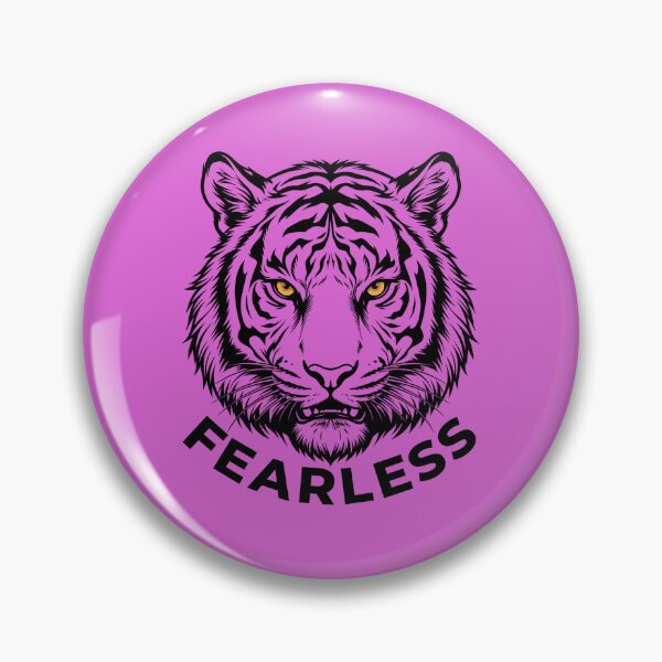 Item preview, Fearless Tiger Bold Tiger Vector Typography designed and sold by Utopian-Magic.