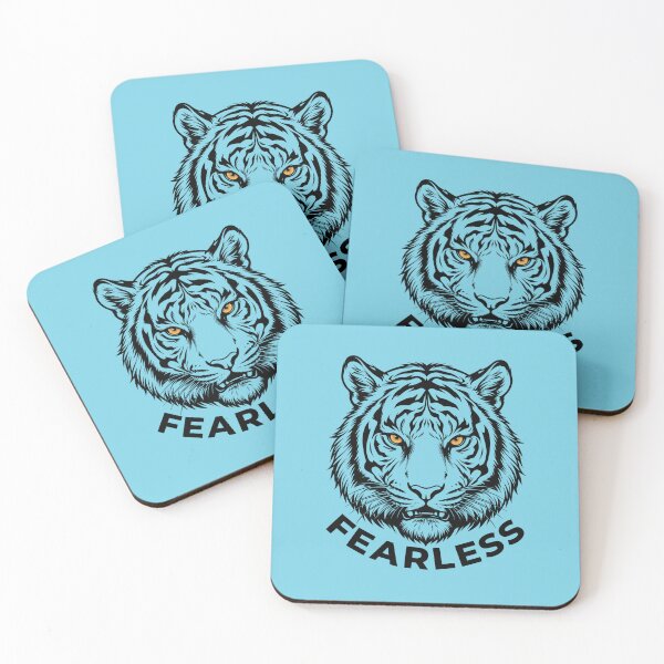 Item preview, Fearless Tiger Bold Tiger Vector Typography designed and sold by Utopian-Magic.
