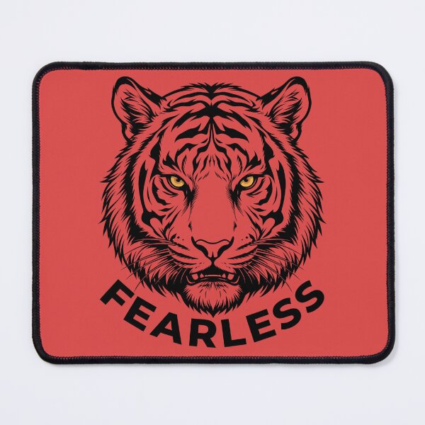 Item preview, Fearless Tiger Bold Tiger Vector Typography designed and sold by Utopian-Magic.