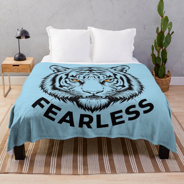 Item preview, Fearless Tiger Bold Tiger Vector Typography designed and sold by Utopian-Magic.