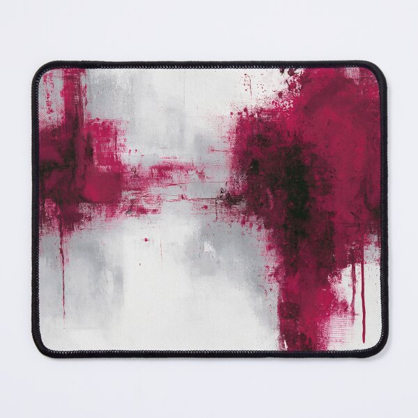 Item preview, Deep Magenta Abstract Expressionist Art - Textured Red Palette No.3 designed and sold by SlowRegardArt.