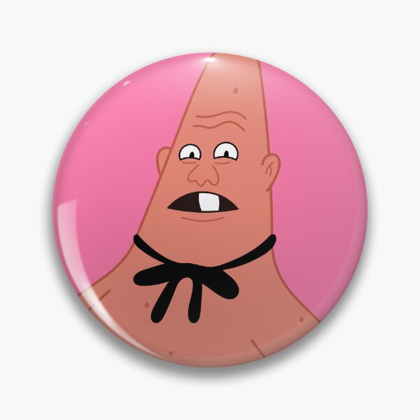 Item preview, CABEZA DE PIN PATRICIO, Pinhead Patrick, Sponge Bob, Who are you calling pinhead?  designed and sold by DibujandoPorfa.