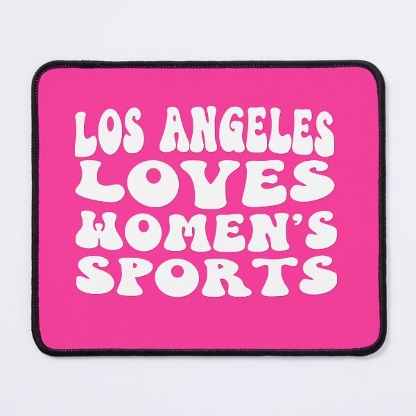 Item preview, Los Angeles Loves Women's Sports Groovy White designed and sold by coffeepolicy.