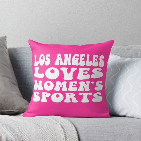 Item preview, Los Angeles Loves Women's Sports Groovy White designed and sold by coffeepolicy.