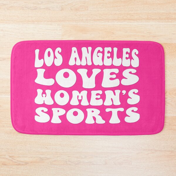 Item preview, Los Angeles Loves Women's Sports Groovy White designed and sold by coffeepolicy.