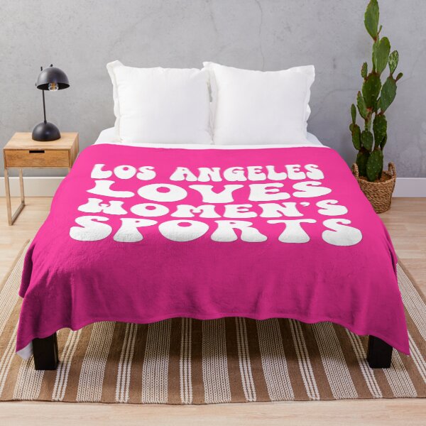 Item preview, Los Angeles Loves Women's Sports Groovy White designed and sold by coffeepolicy.