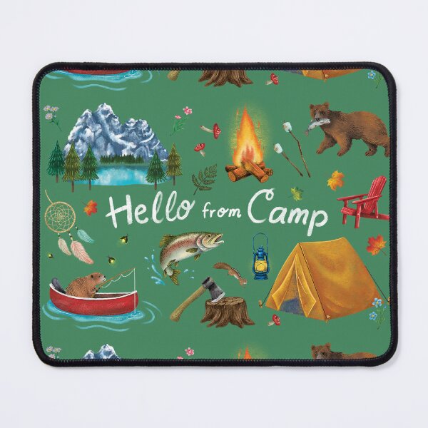 Item preview, Hello from Camp designed and sold by dorothYAY studio.