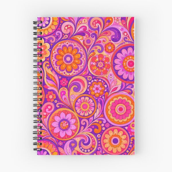 Item preview, Pink Psychedelic Floral Groovy 60's Inspired designed and sold by scicilysimonee.