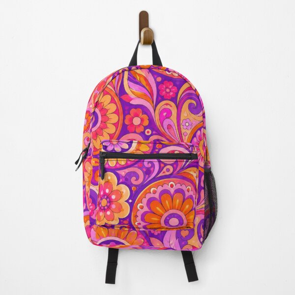 Item preview, Pink Psychedelic Floral Groovy 60's Inspired designed and sold by scicilysimonee.