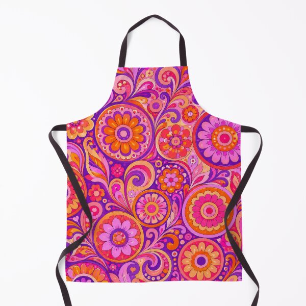 Item preview, Pink Psychedelic Floral Groovy 60's Inspired designed and sold by scicilysimonee.