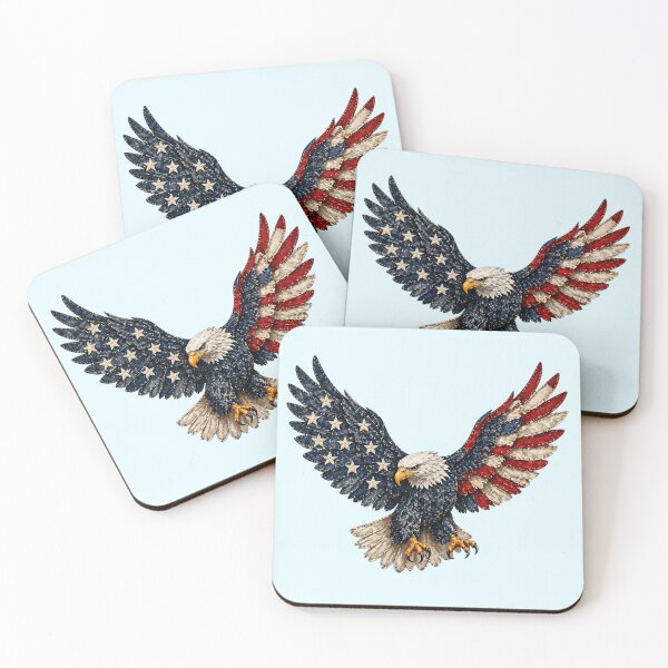 Item preview, Patriotic American Flag Eagle designed and sold by Eclectic Monkey.