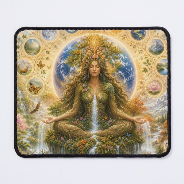 Item preview, Gaia Mother Earth Nature Goddess designed and sold by AnalajiaDesigns.