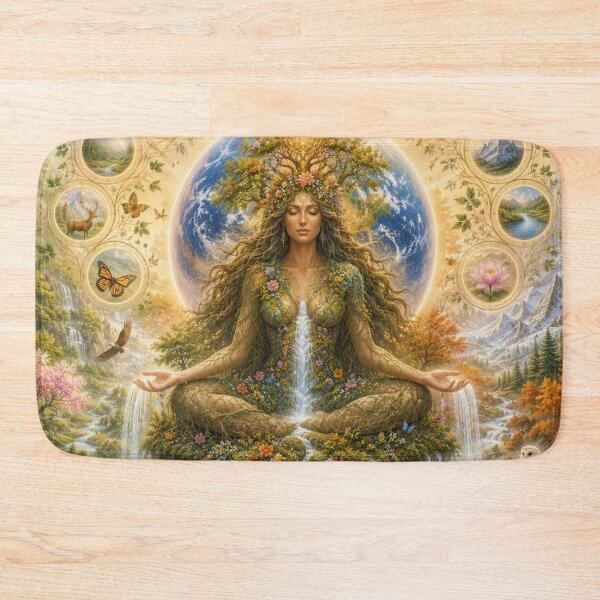 Item preview, Gaia Mother Earth Nature Goddess designed and sold by AnalajiaDesigns.