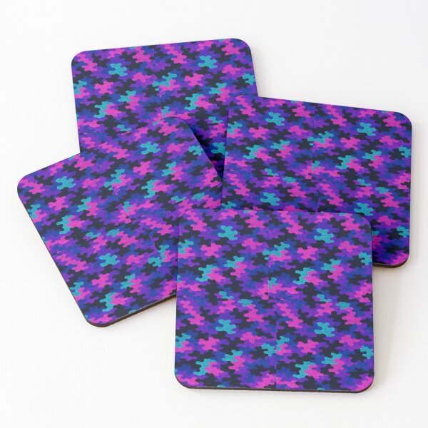 Item preview, Vaporwave Camo Pattern | Purple Pink Blue Abstract Camouflage Home Decor designed and sold by Swanny's Custom T-shirt and Gift Designs.