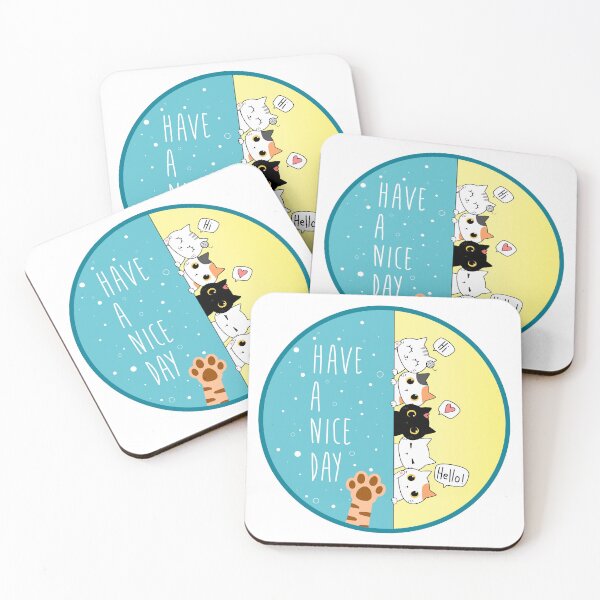 Item preview, Have a nice day! -A collection of adorbs cats kawaii toe beans- designed and sold by LOVEARTDESIGN.