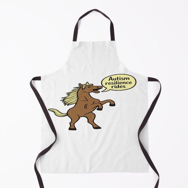 Item preview, Autism Resilience Rides – Inspirational Horse Autism Awareness Design designed and sold by Mother Daughter Drawings .