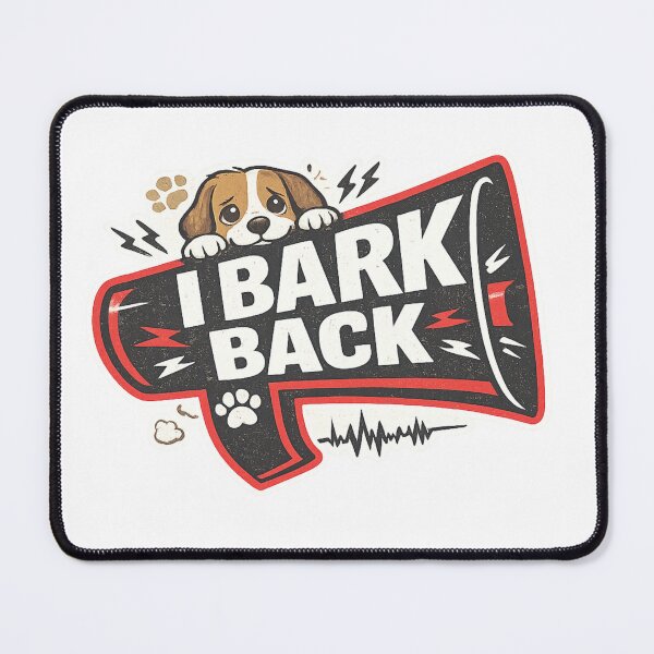 Item preview, I Bark Back Funny Dog Lover Puppy Humor Design designed and sold by SoulThread Studio.