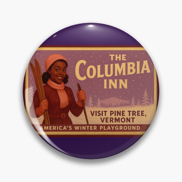 Item preview, Retro Pine Tree Vermont Billboard Purple designed and sold by Normbot2000.