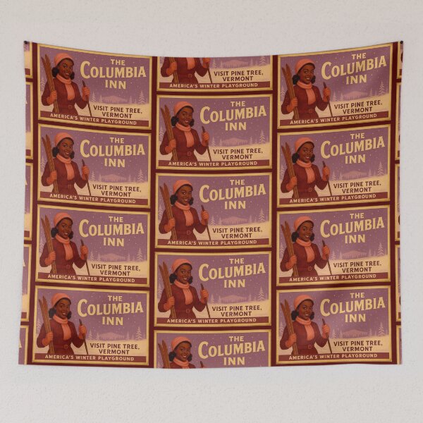 Item preview, Retro Pine Tree Vermont Billboard Purple designed and sold by Normbot2000.