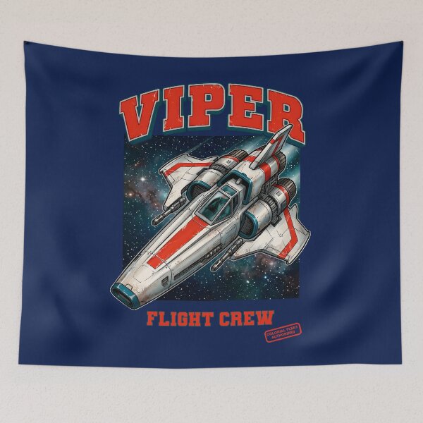 Item preview, Viper Flight Crew – Colonial Fleet Aerospace Academy designed and sold by BravenBold.