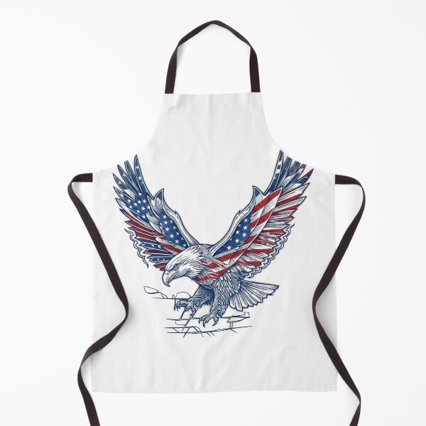 Item preview, Patriotic American Eagle With Flag Wings designed and sold by Ahmedsyde.