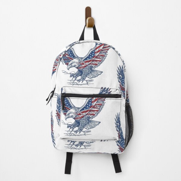 Item preview, Patriotic American Eagle With Flag Wings designed and sold by Ahmedsyde.