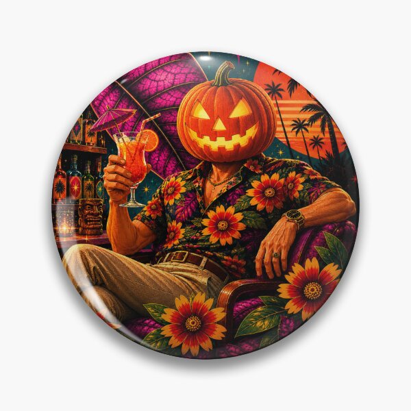 Item preview, Headless Horseman Tropical Cocktail - Gothic Fantasy Lounge Art designed and sold by TheHorsemanRidesAgain.