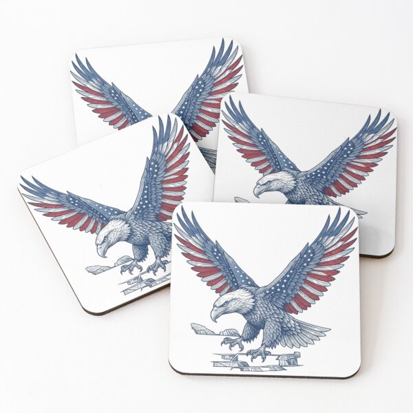 Item preview,  Patriotic American Eagle With Flag Wings designed and sold by Ahmedsyde.
