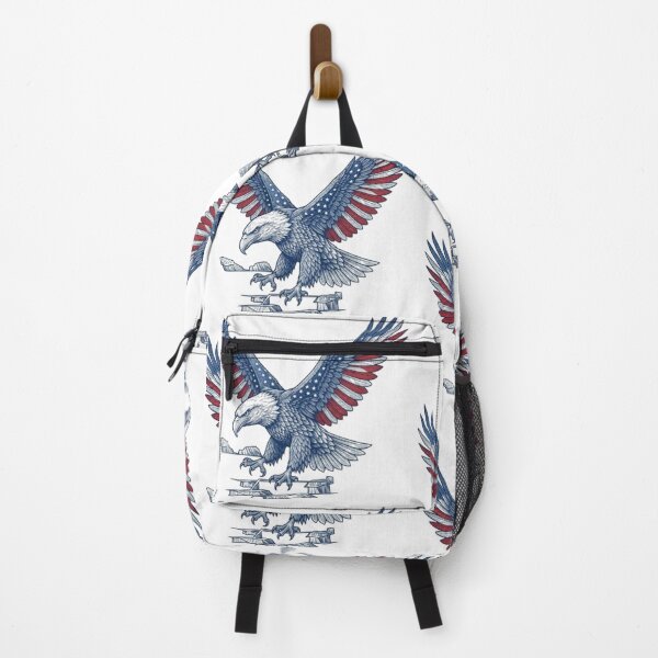 Item preview, Patriotic American Eagle With Flag Wings designed and sold by Ahmedsyde.