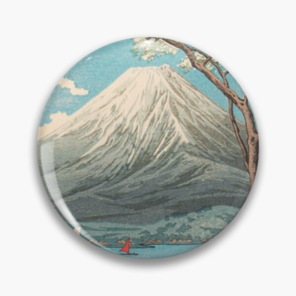 Item preview, Mount Fuji from Lake Yamanaka: Vintage Japanese Woodblock Style designed and sold by vekotpu.