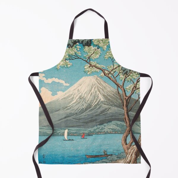 Item preview, Mount Fuji from Lake Yamanaka: Vintage Japanese Woodblock Style designed and sold by vekotpu.